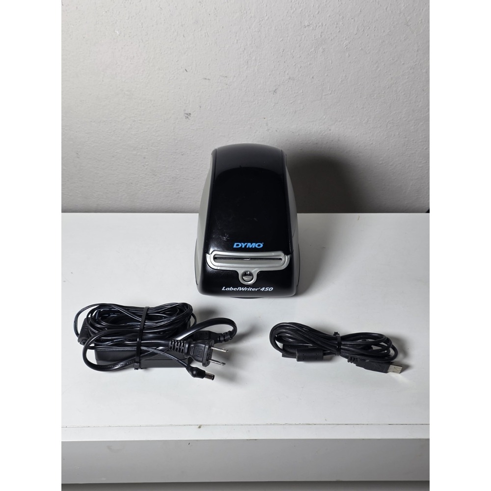 Dymo LabelWriter 450 Thermal Label Printer 1750110 w/ Power Adapter & USB TESTED
